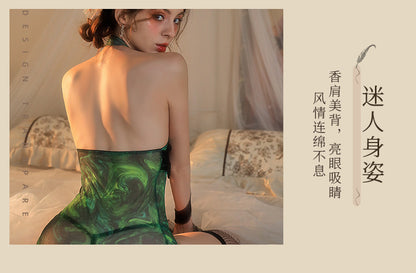 Sheer Robe & Bikini Set