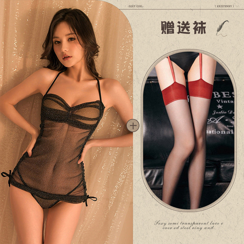 Sheer Backless Dress