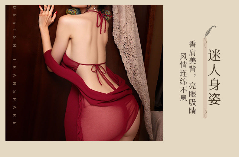 Purple Fishnet Catsuit