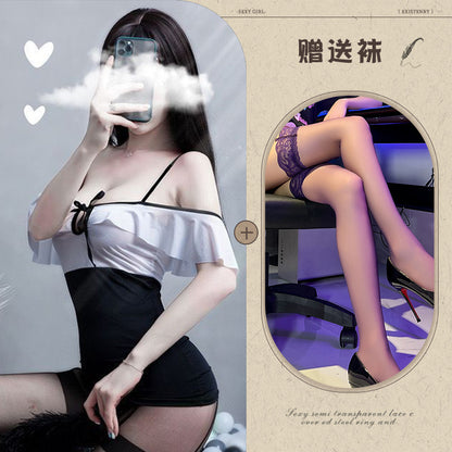 Silk Secretary Dress