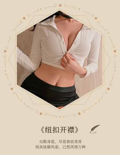 Secretary Blouse Set