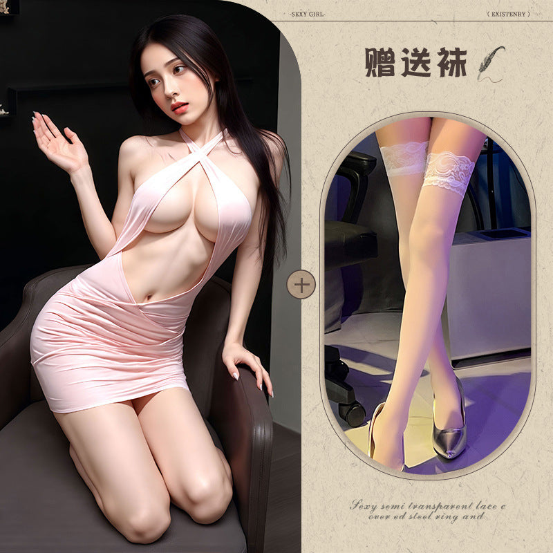 Sheer Secretary Dress