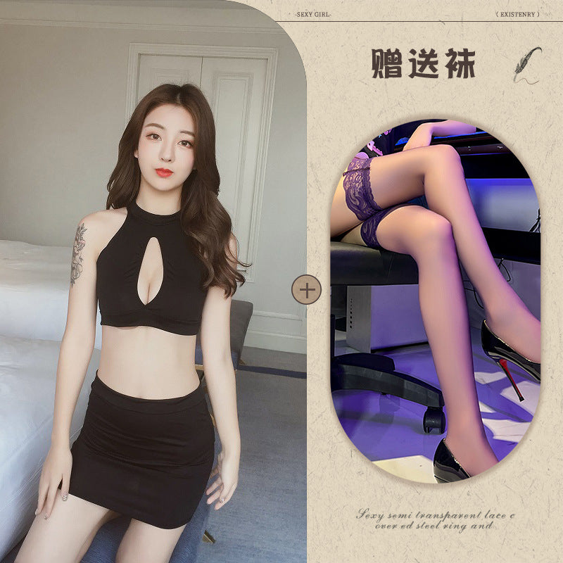 Open-Back Maid Apron