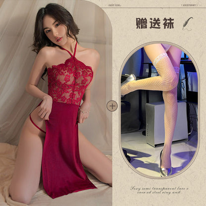 High-Slit Nightdress