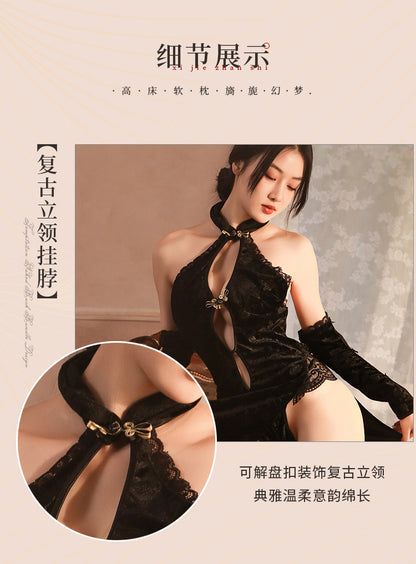 High Slit Qipao Lingerie
