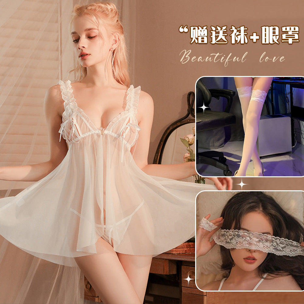 Sheer Cut-out Chemise