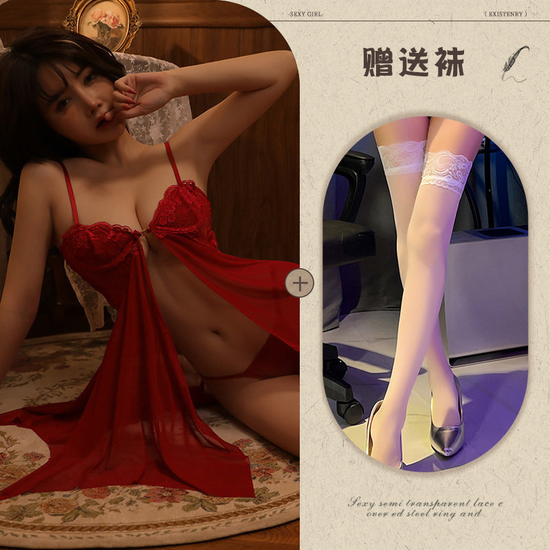 Sheer Steel Boned Chemise