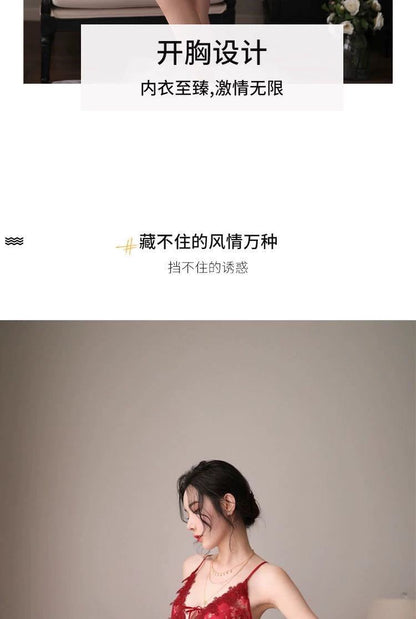 Silk Slit Nightdress