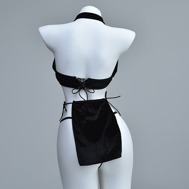 High-Slit Qipao Teddy