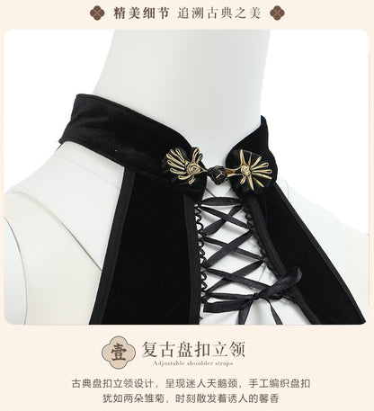 Slit Cheongsam Roleplay Costume Set