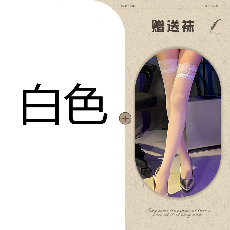 Sheer Open Crotch Teddy