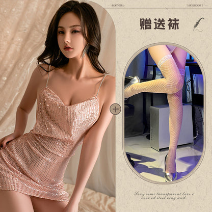 Club Sheer Dress Set 