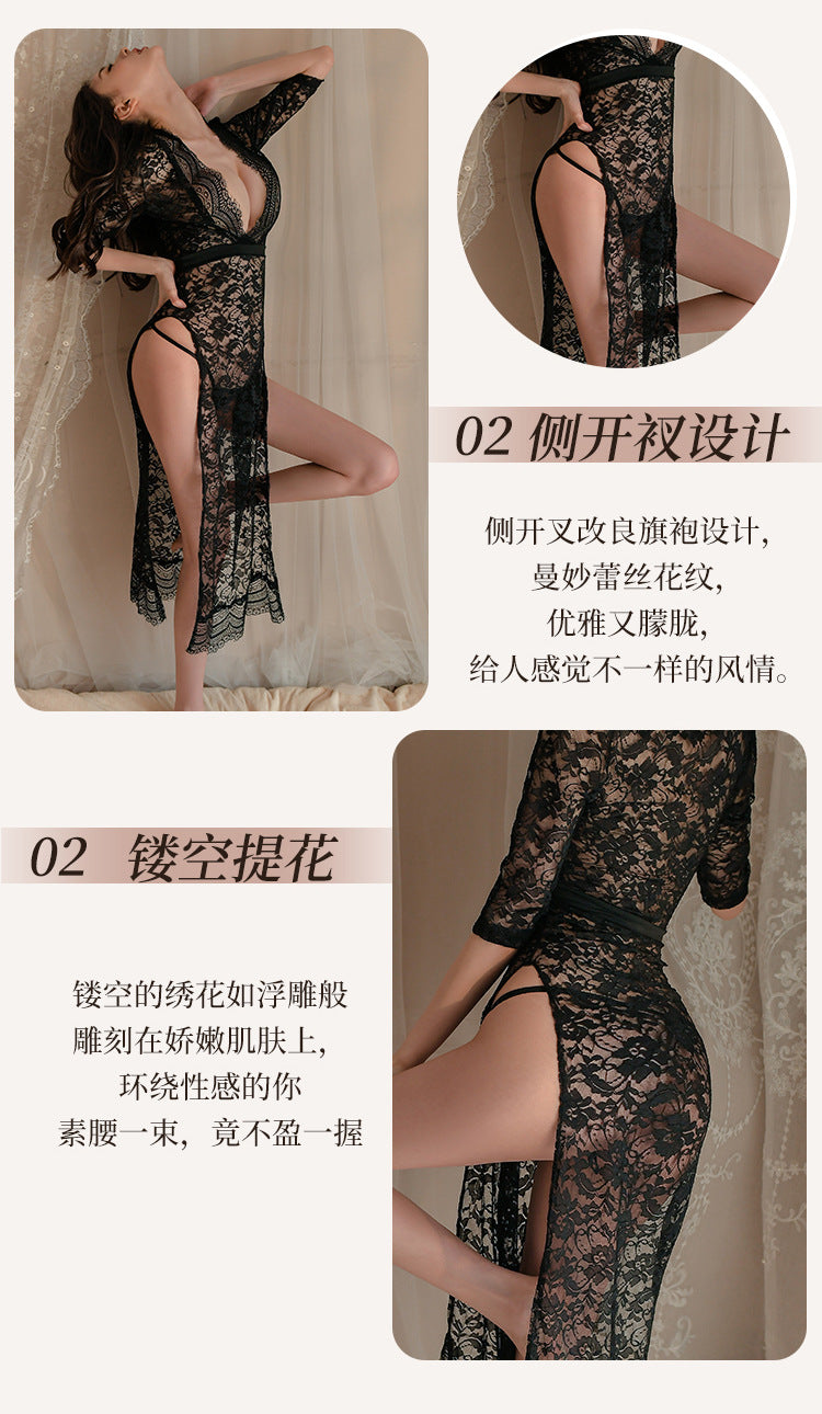 Long Lace Dress Pajamas