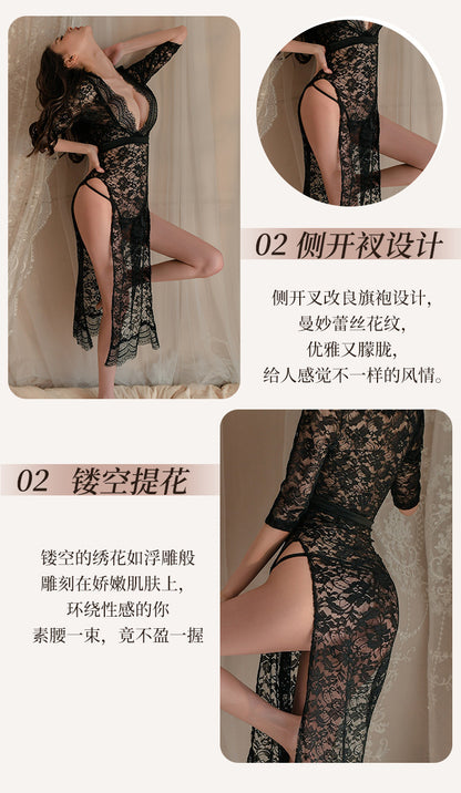 Long Lace Dress Pajamas