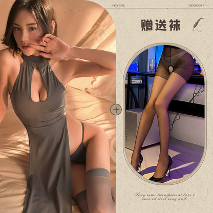 Backless Qipao Teddy 