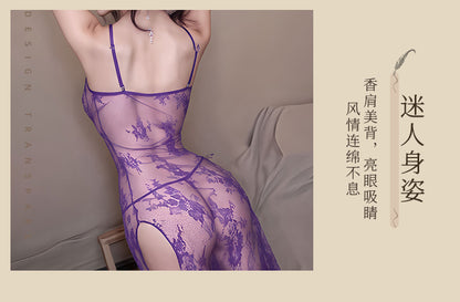 Purple Sheer Chemise
