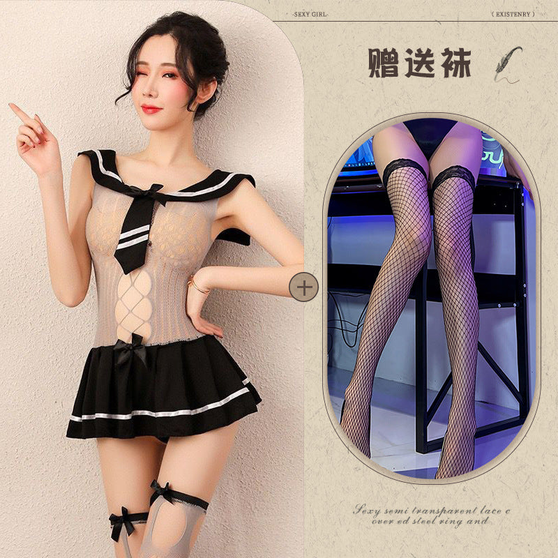 Sheer Schoolgirl Dress