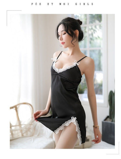 Sheer Slit Nightdress