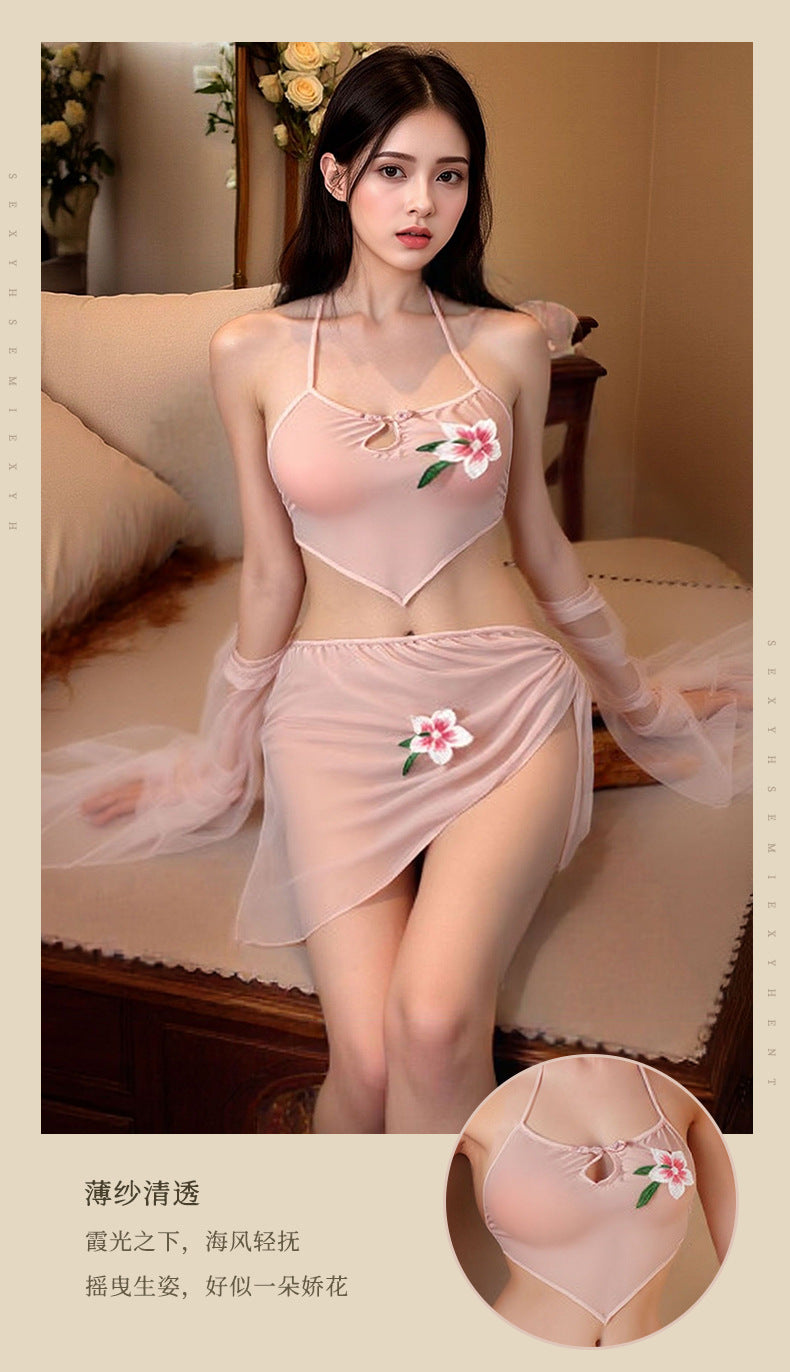 Purple Fishnet Catsuit