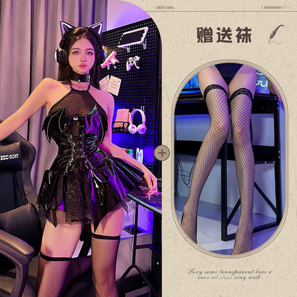 Latex Demon Costume