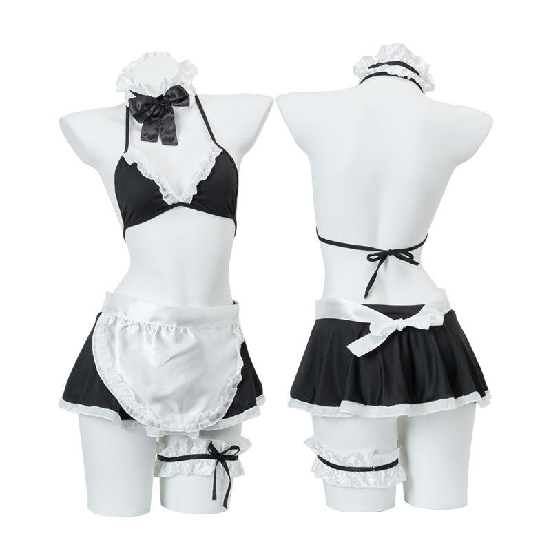 Maid Open Crotch Set