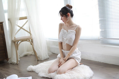 Strapless Lace Teddy Set 