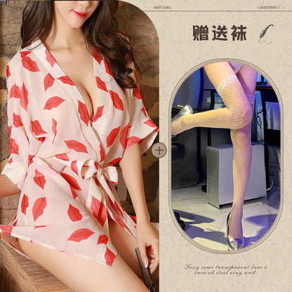 Chiffon Robe Set