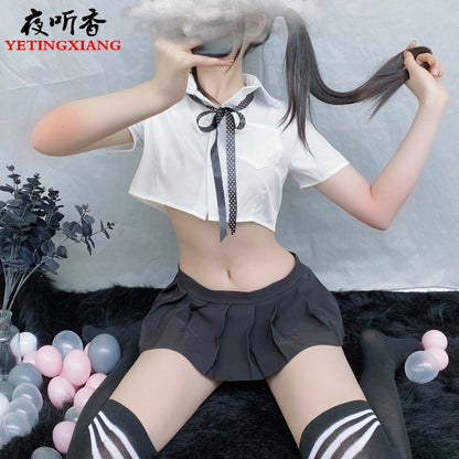 Office Lace Shirt Set