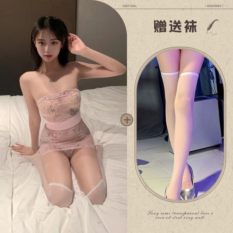 Embroidered Kimono Dress