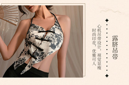 Retro Belly Wrap Secretary Costume