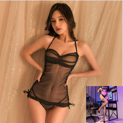 Sheer Backless Dress