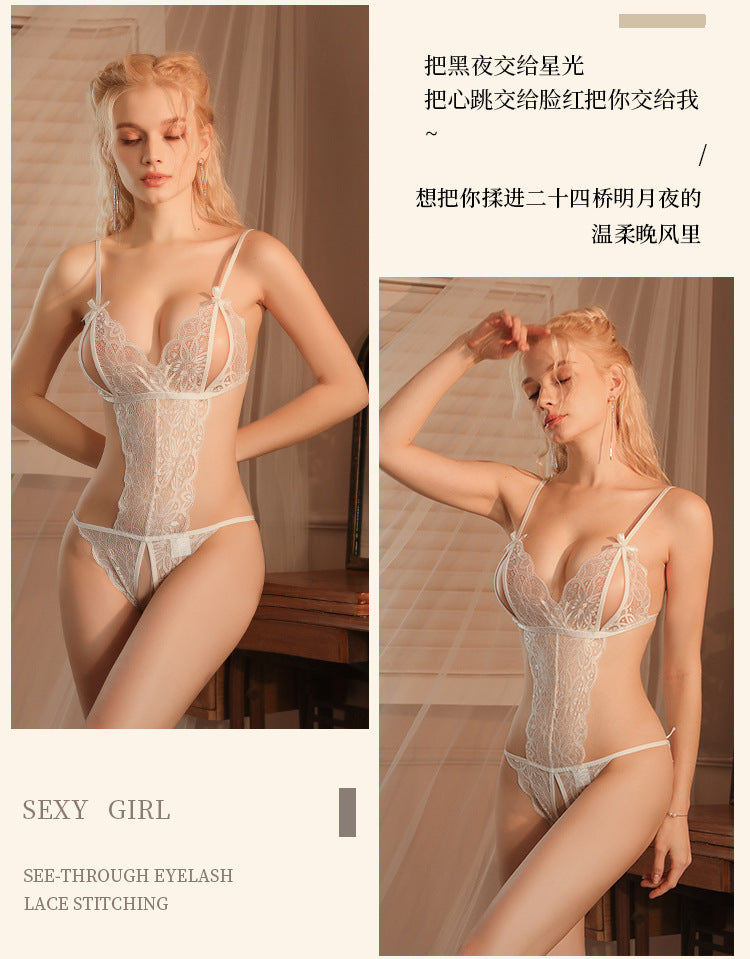 Lace Cut-out Bodysuit