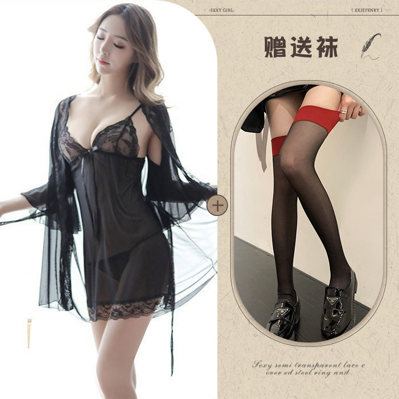 Plus Size Sheer Chemise