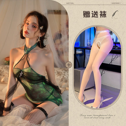 Sheer Robe & Bikini Set