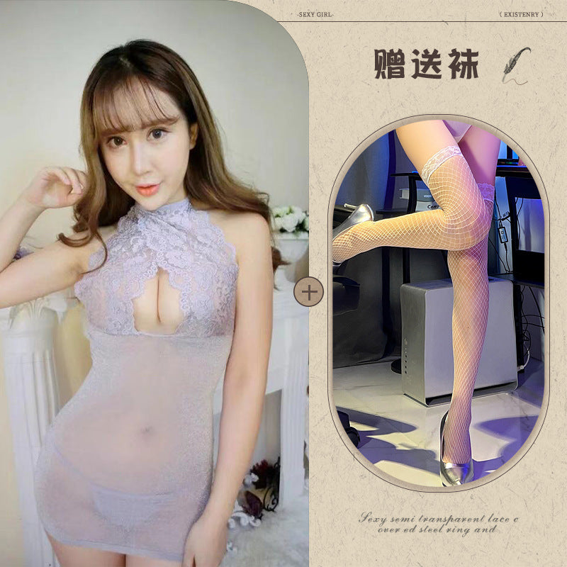 Sheer Qipao Bodysuit