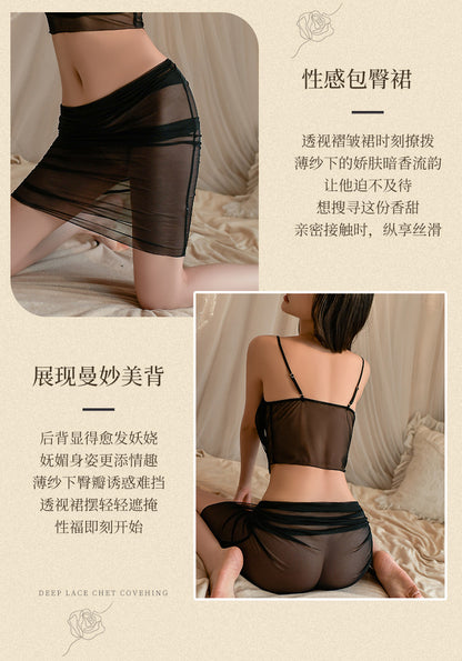 Sheer Secretary Dress