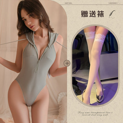 Bunny Open Crotch Set 