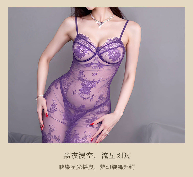 Purple Sheer Chemise