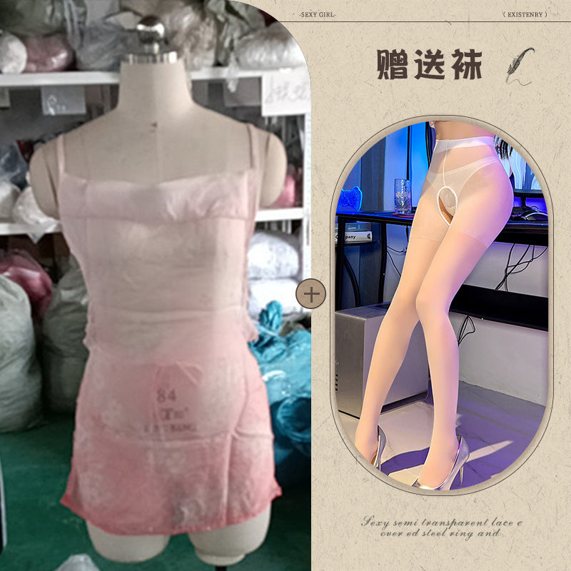 Gradient Sheer Pajama Set