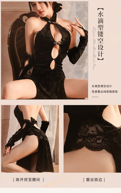 High Slit Qipao Lingerie