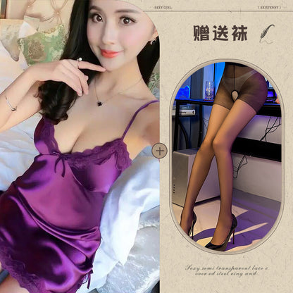 Plus Size Sheer Chemise