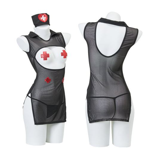 Pink Sheer Nurse Set