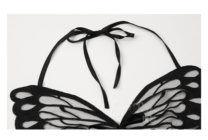 Butterfly Sheer Lingerie Nightgown