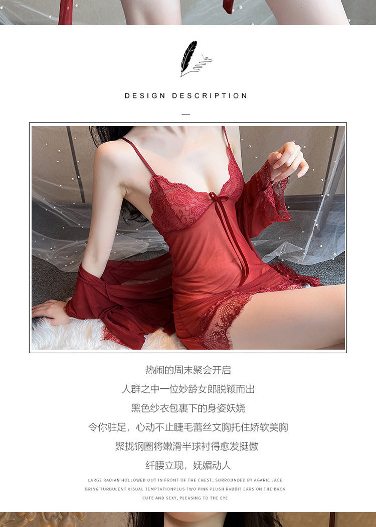 Plus Size Sheer Chemise