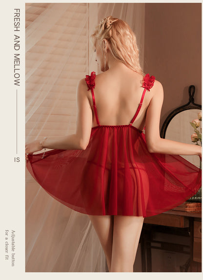 Sheer Cut-out Chemise