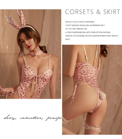 Open Crotch Bunny Set