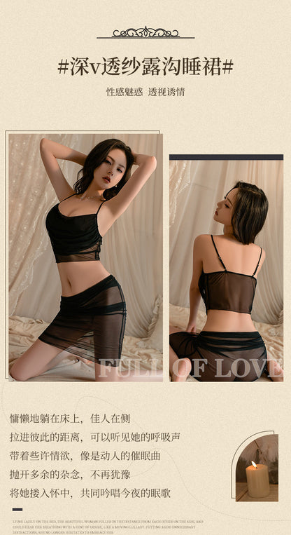 Sheer Secretary Dress