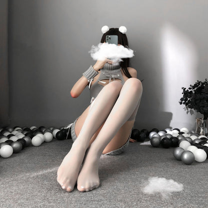 Knit Backless Sweater 