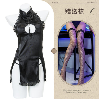 Sheer Qipao Lingerie