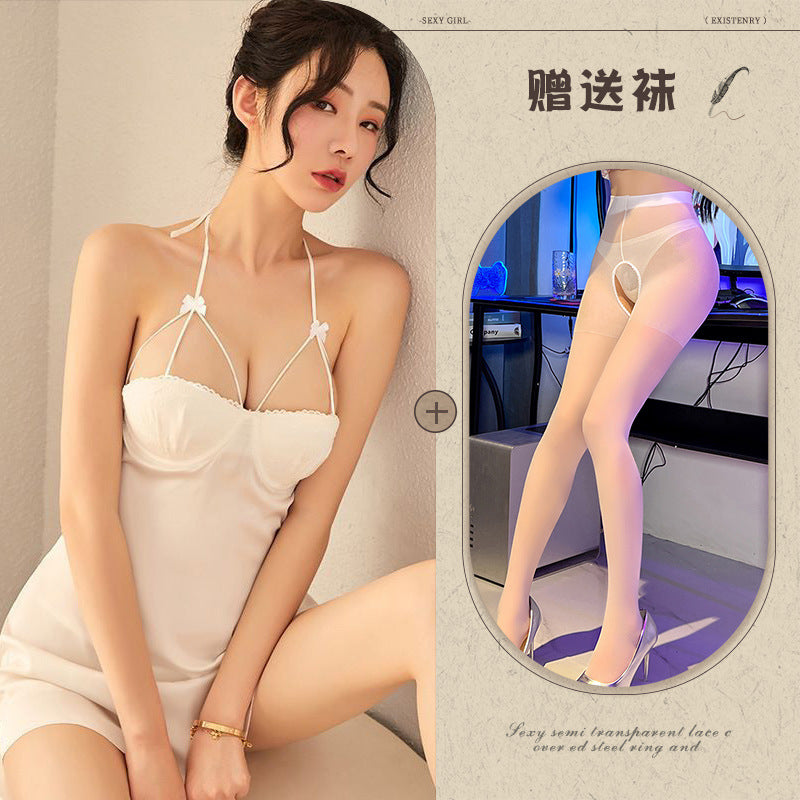 Backless Cut-Out Chemise